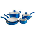 Amazon Vendor 8 Stück Nonstick Keramik Kochgeschirr Set Blau